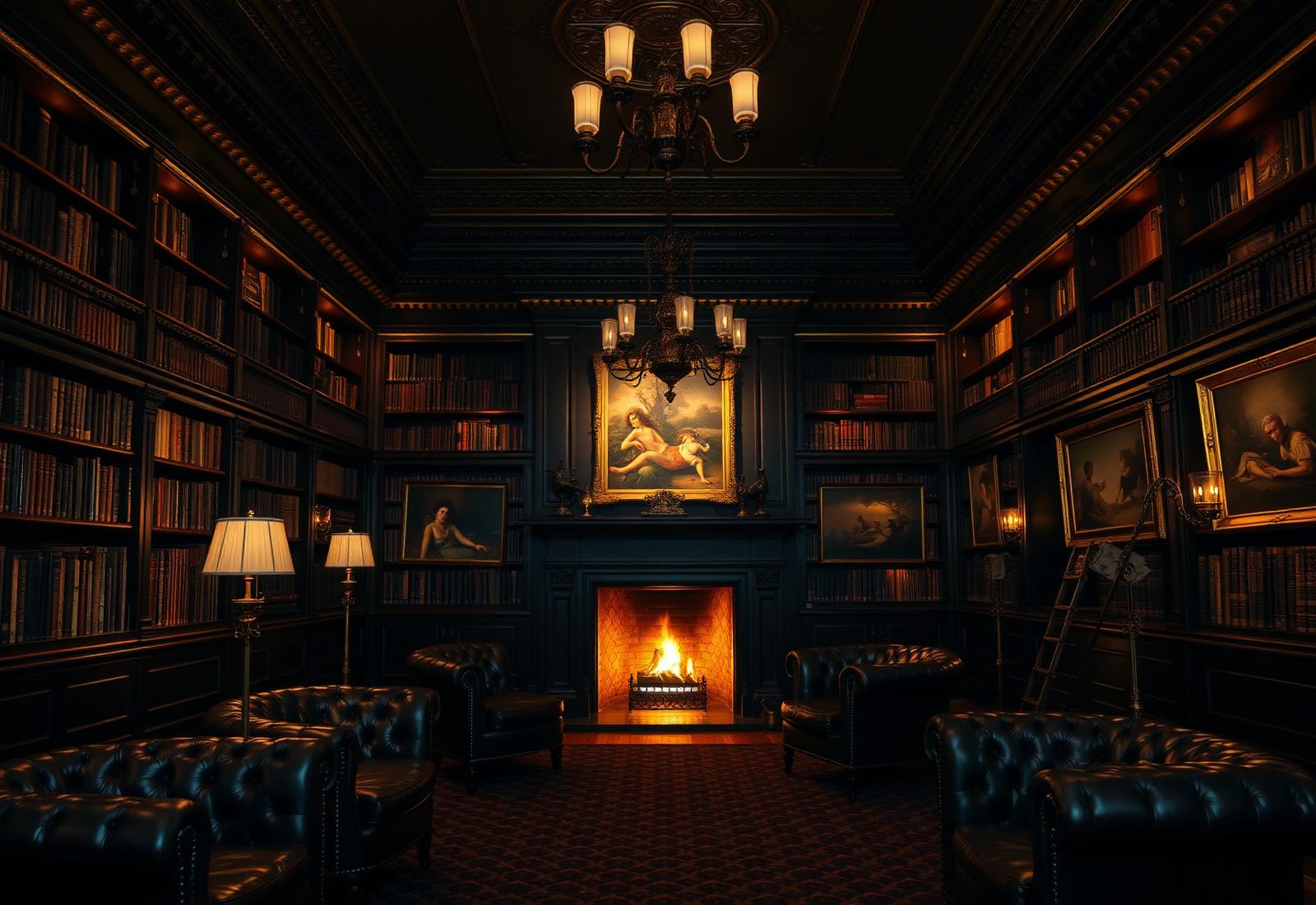 The library at Tawny's
